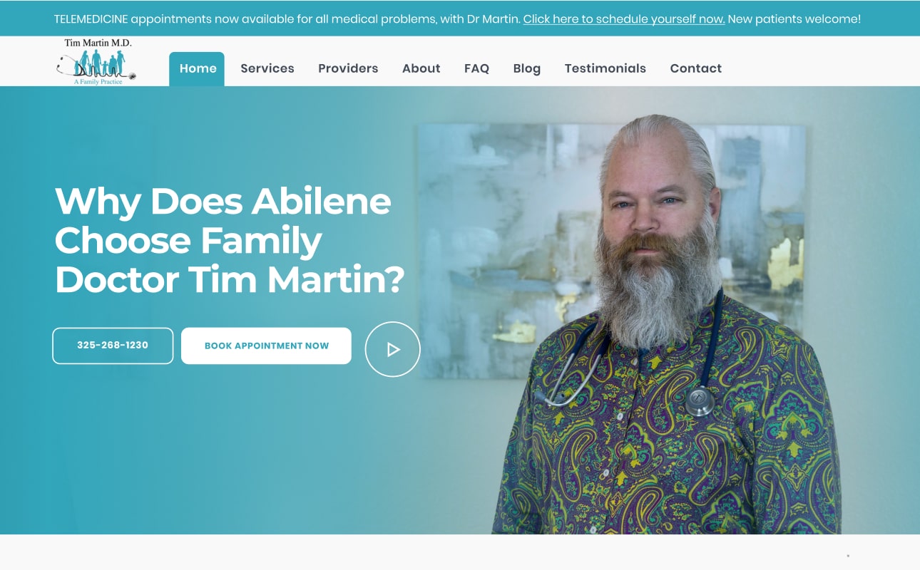 doctor's website